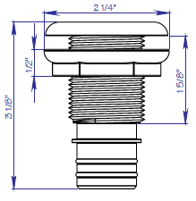 HA-146 HydraMax Drain Gasket | Hydra Unlimited