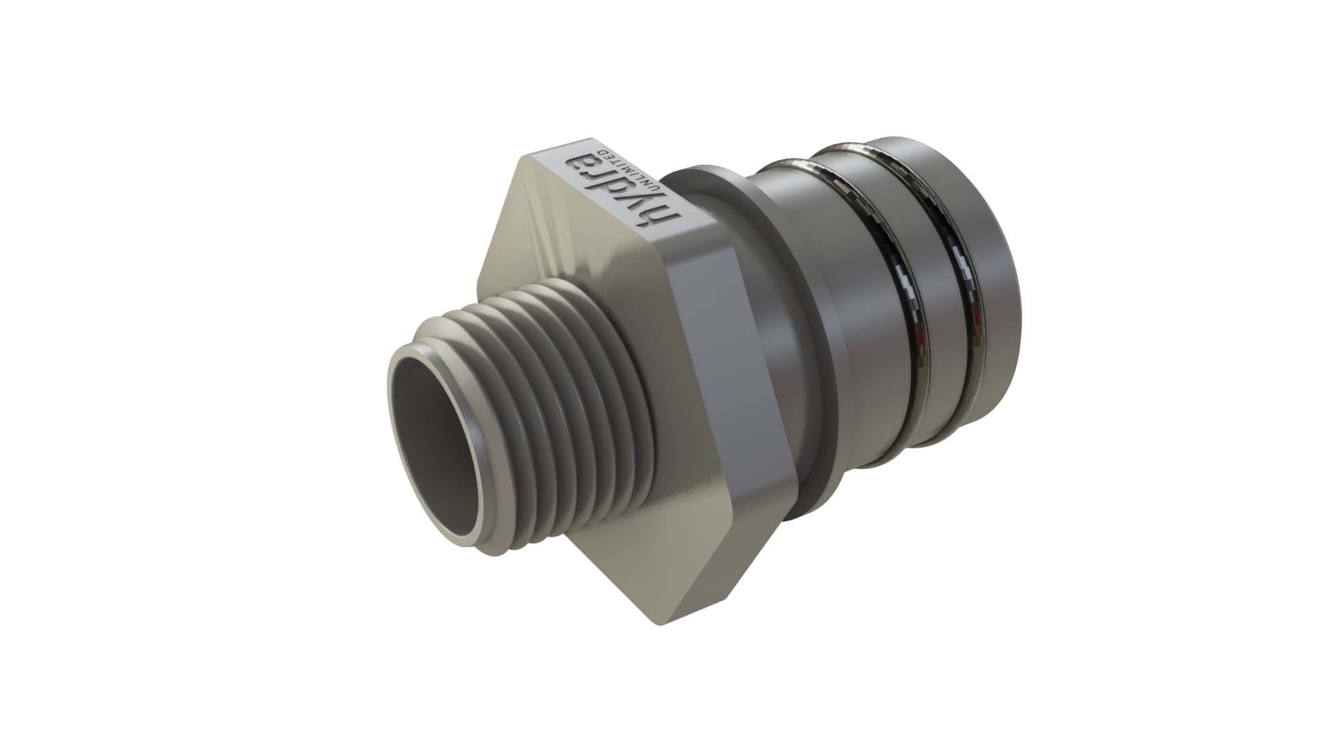 HA-028 | Adapter, Male 1-1/8" QL x Male 1/2" NPT - HA-028