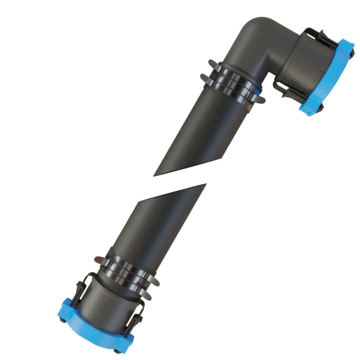 HA-B09S9-035 | Qwik-Lok Hose, 36", Elbow x Straight - HA-B09S9-035