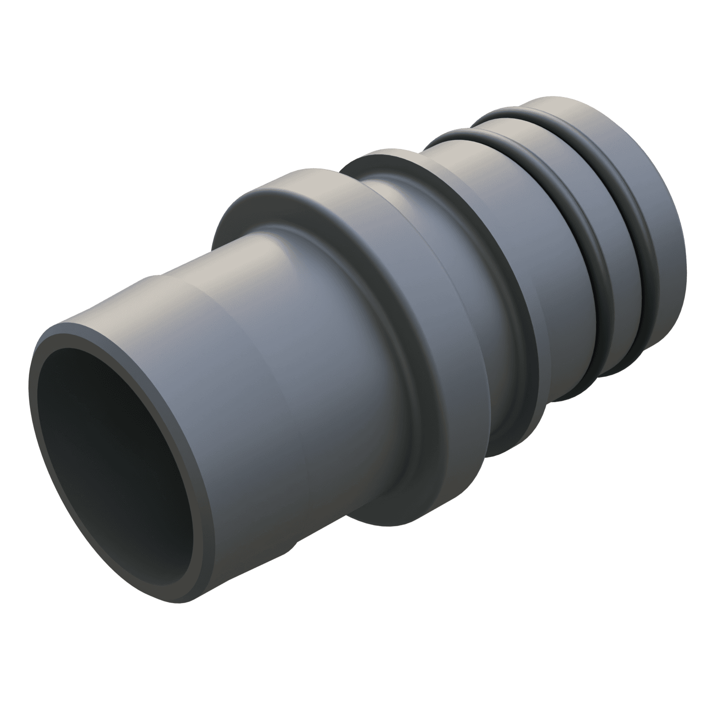 Adapter, Male 1-1/8" QL x Male 1-1/8" Barb